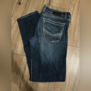 BKE Dark Wash Straight Leg Jeans